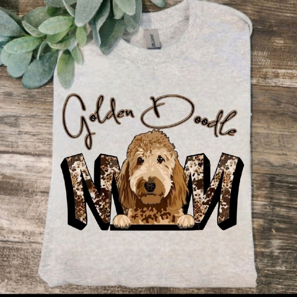 Golden doodle mom shirt dog mom cute popular